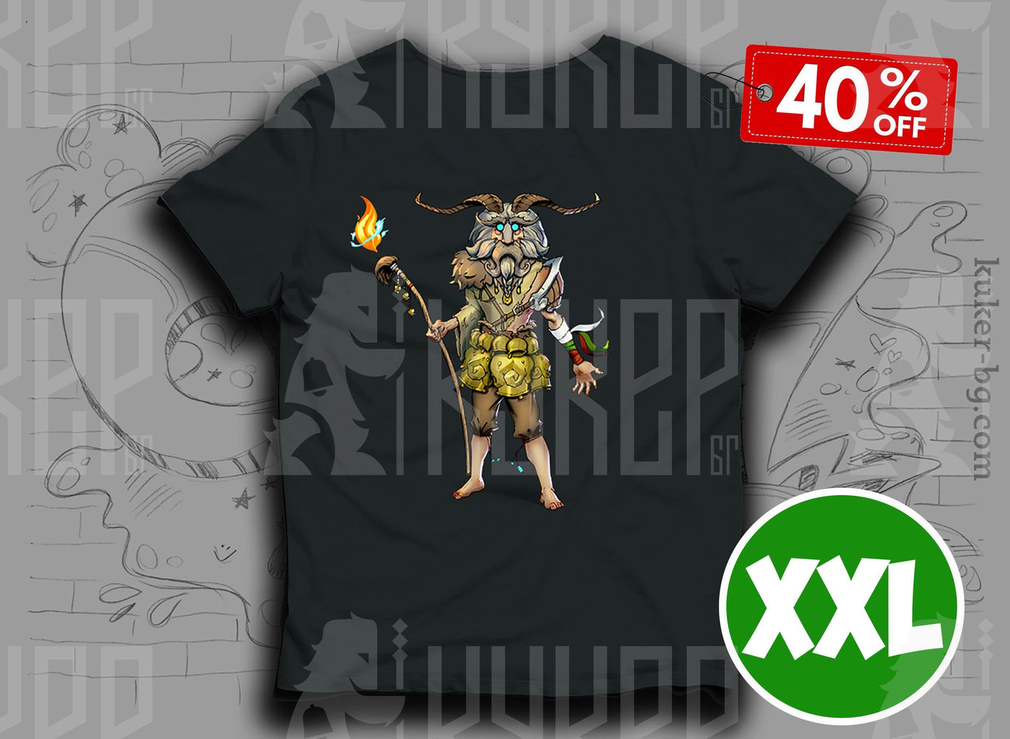 Тениска Факлоносец | 40% Намаление