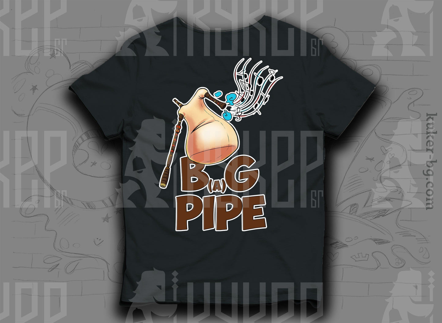 B(a)G Pipe T-shirt | 1st Version