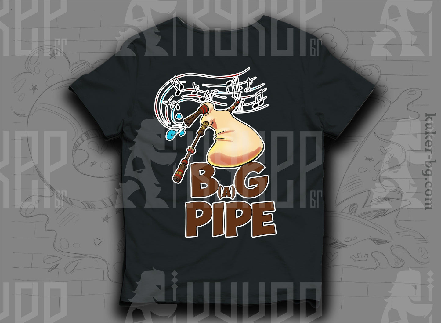 B(a)G Pipe T-shirt | 2nd Version