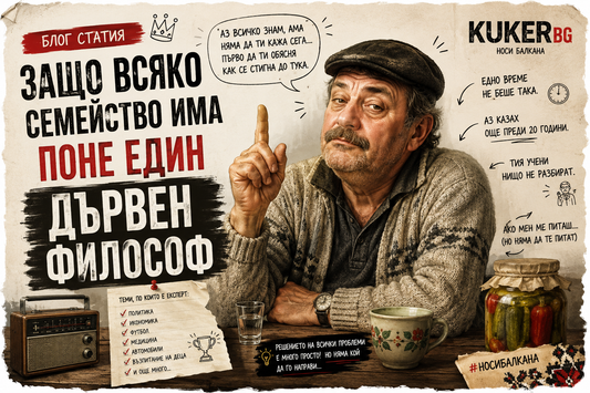 Защо всяко семейство има поне един дървен философ?