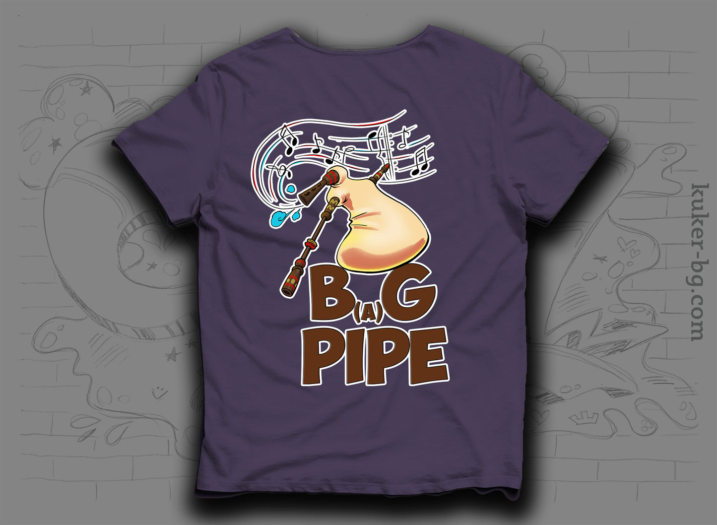 B(a)G Pipe T-shirt | 2nd Version