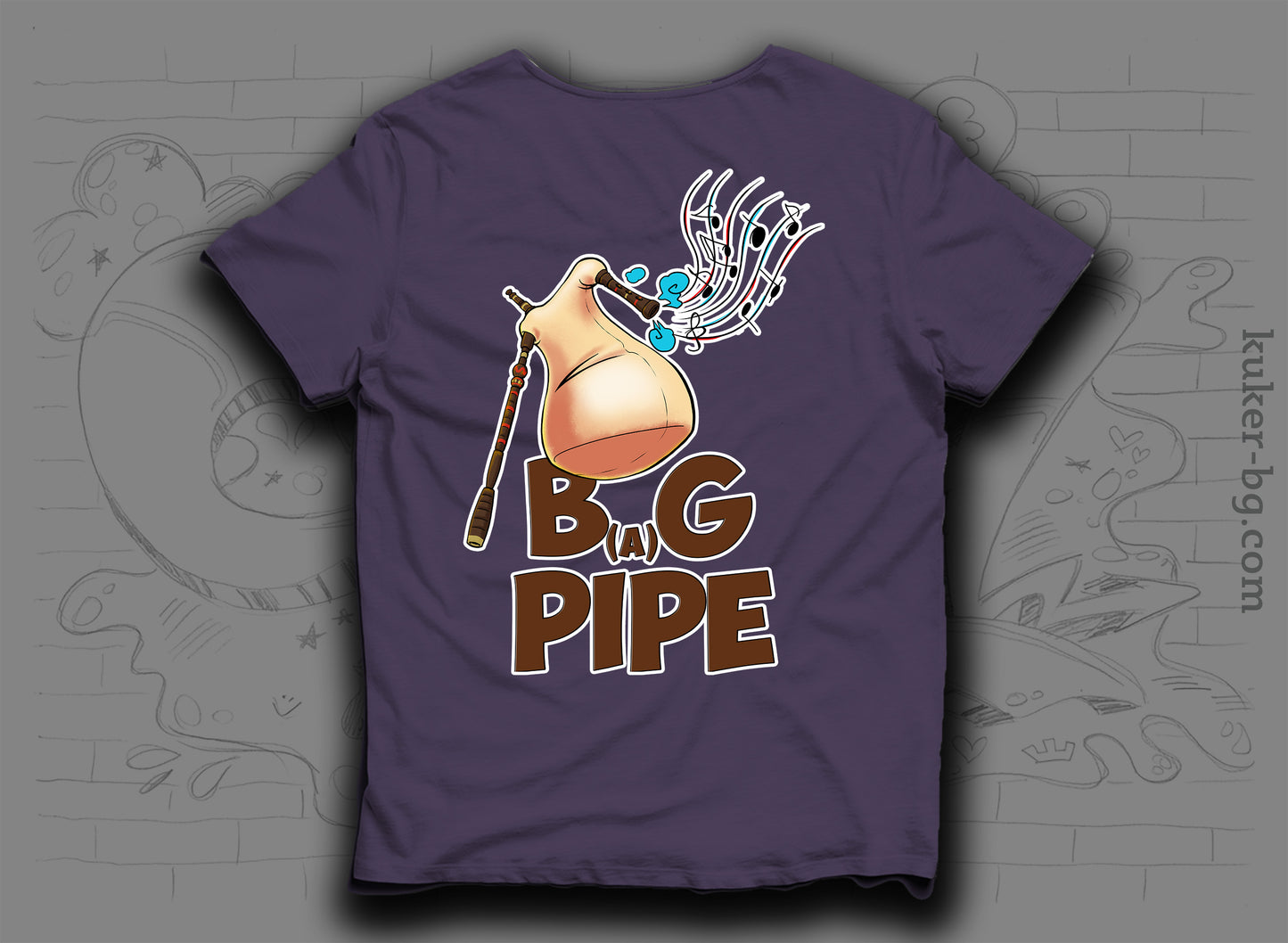 B(a)G Pipe T-shirt | 1st Version