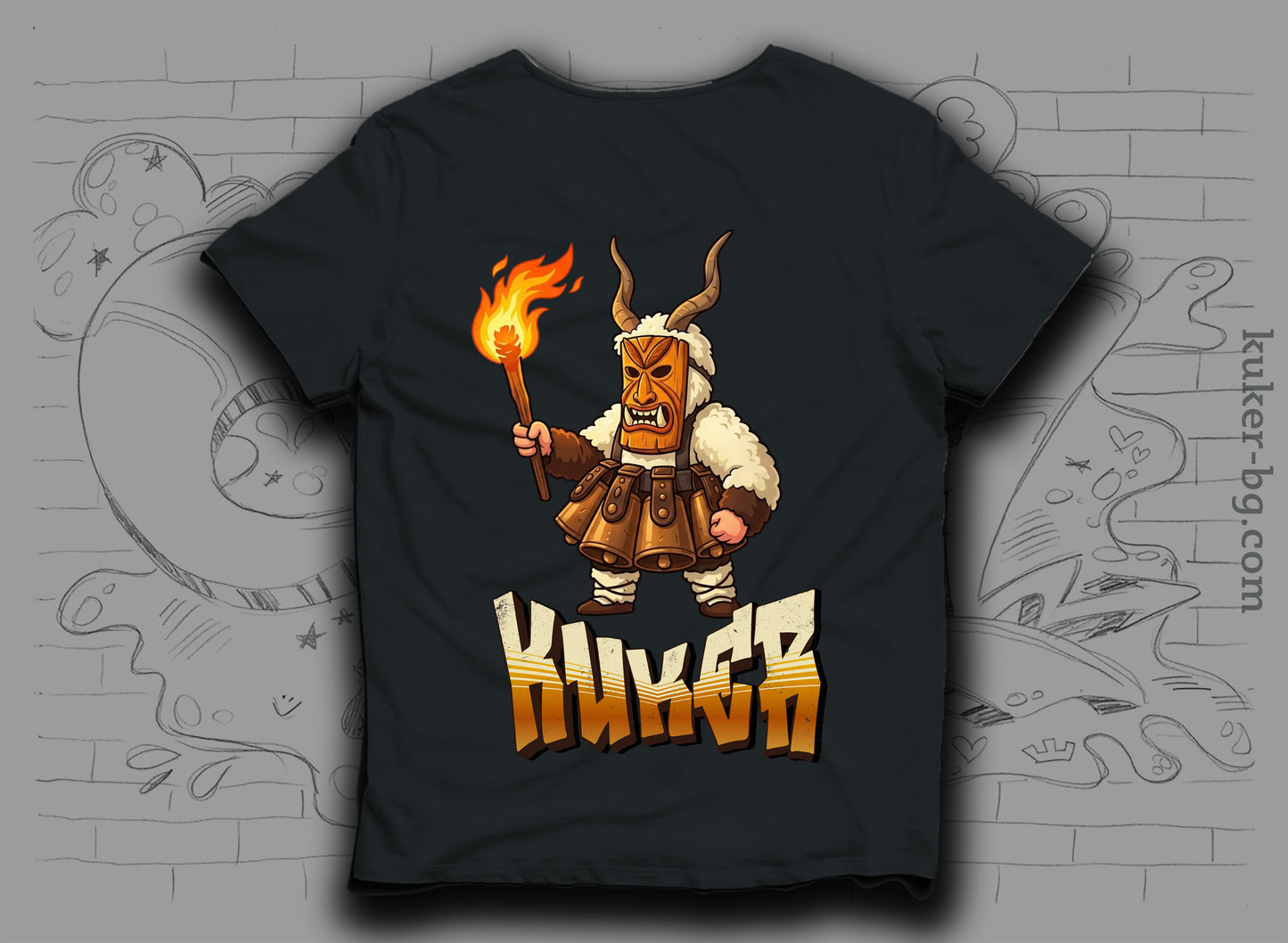 Тениска с кукер "KUKER"