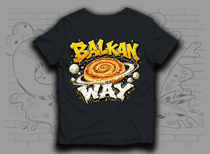 Тениска „Balkan way" с баница