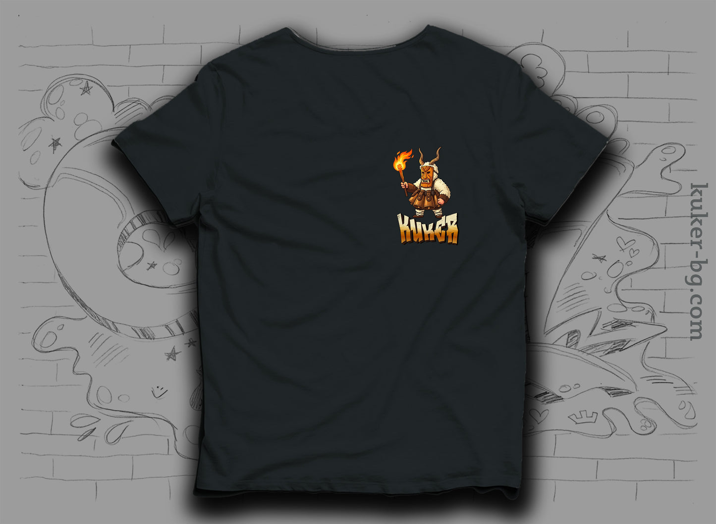 Тениска с кукер "KUKER"