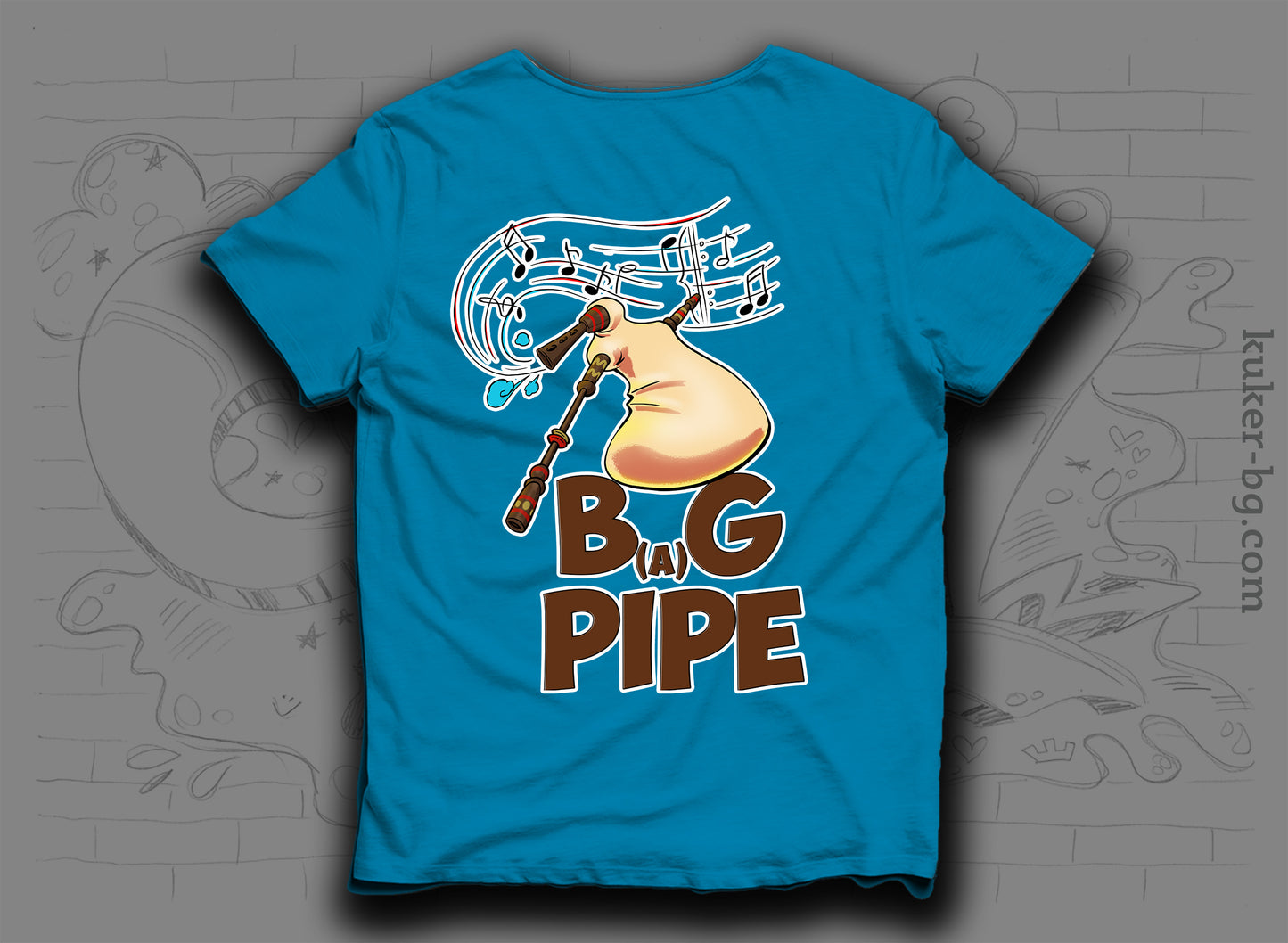 B(a)G Pipe T-shirt | 2nd Version