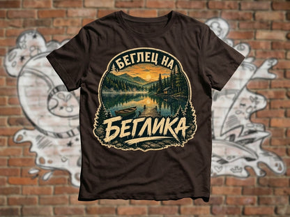 планинарска Тениска беглец на беглика