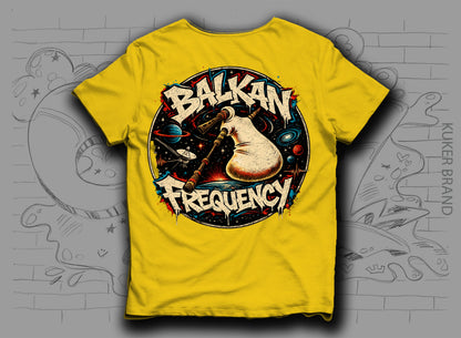 Тениска „Balkan Frequency" с гайда