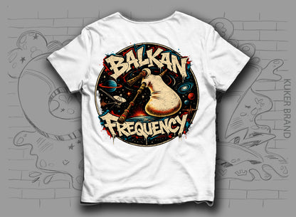 Тениска „Balkan Frequency" с гайда