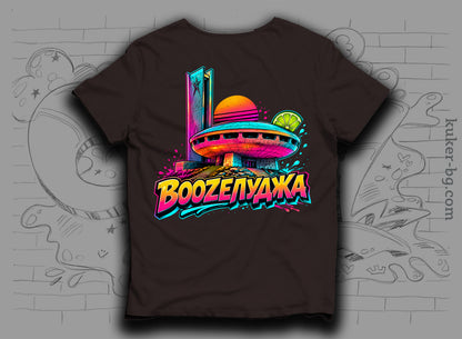 Тениска "BOOZEЛУДЖА" с Бузлуджа